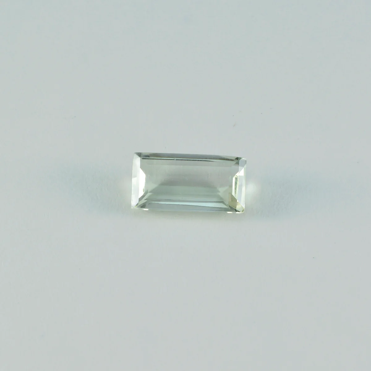 Green Amethyst 10PC Tiny 2x4 MM Baguette Faceted Green Fiery Semi Precious Loose Gemstone - Image 3